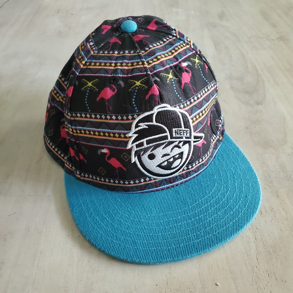 NEFF flamingo print youth hat